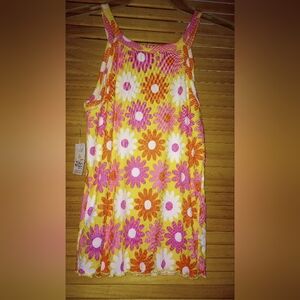 NWT Extremely Me floral tank top girls size 10/12